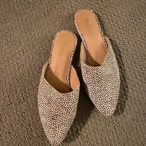 COPY - Madewell Remi spotted calf hair mules